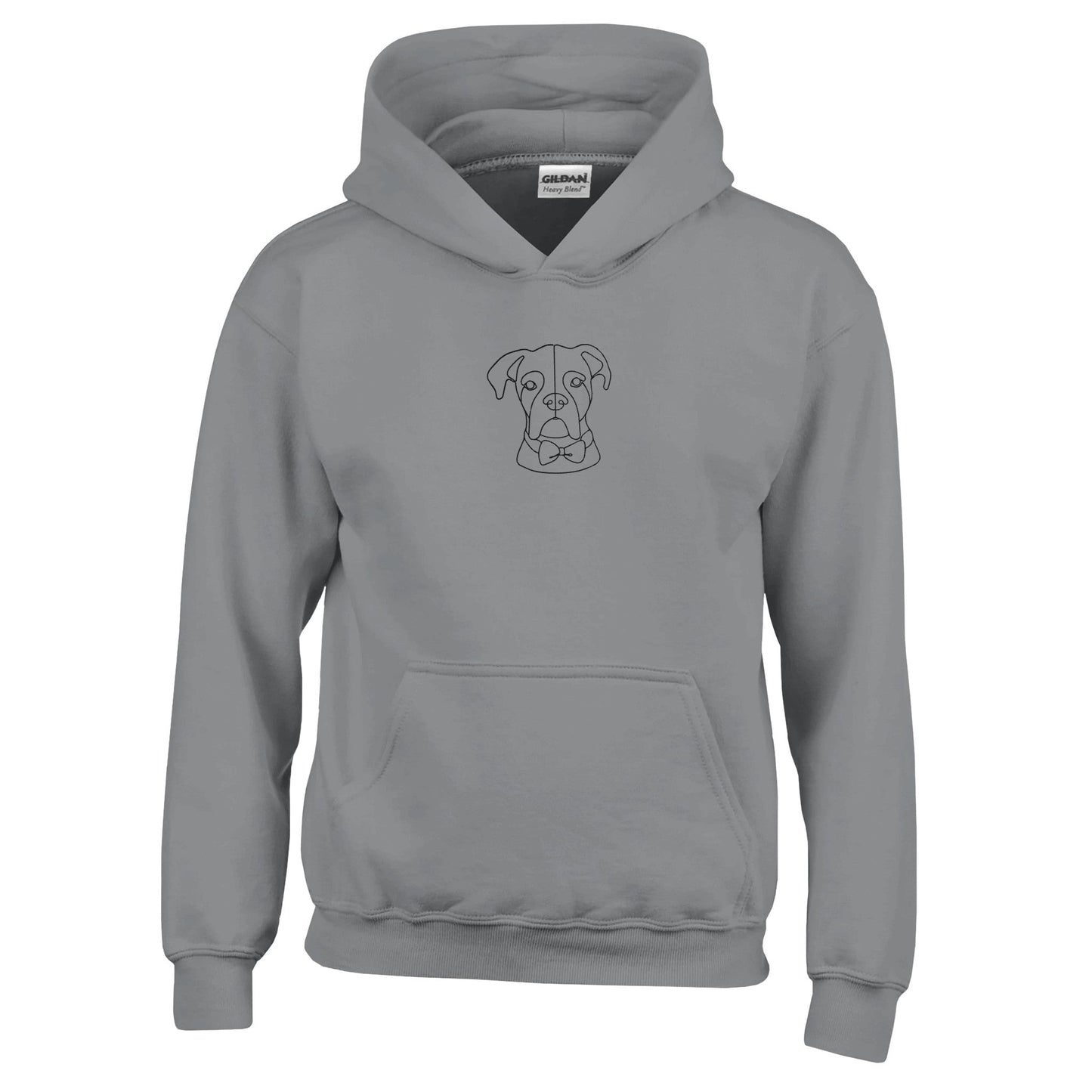 Classic Kids Pullover Hoodie | Gildan 18500B Sport Grey