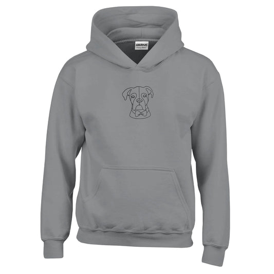 Classic Kids Pullover Hoodie | Gildan 18500B Sport Grey